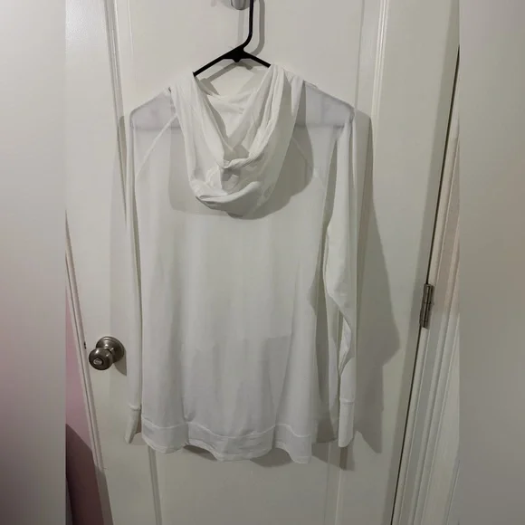 Athleta Pacifica Illume UPF Relaxed Jacket - White - Picture 7 of 9